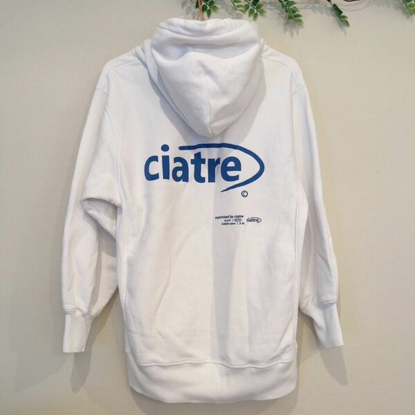 ciatre パーカー ロゴ コットン スウェット