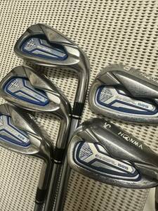 (5本)HONMA BeZEAL 525 VIZARD 43 L 管理番号00241 ホンマ レディース アイアンセット ビジール イボミ 本間ゴルフ 初心者向け 7-10,SW