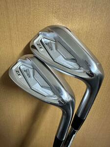 (2本)SRIXON ZX5 MKⅡ AW,SW モーダス105 D.S.T S 管理番号00081 スリクソン MK2 アプローチウェッジ サンドウェッジ アイアン 