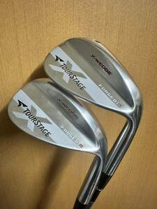 (2本)TOURSTAGE X-WEDGE FORGED M 50° 56° B14-03is S 管理番号00 ツアーステージ 50/8 56/14 カーボンシャフト