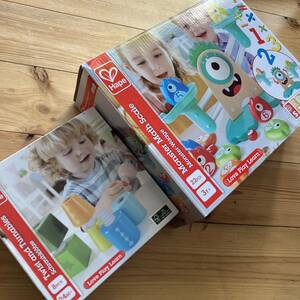 未開封　並行輸入品 トイ セット　おもちゃ　玩具　幼児向け　積み木 つみき　ブロック Hape ハペ てんびんモンスター Hape ねじねじつみき