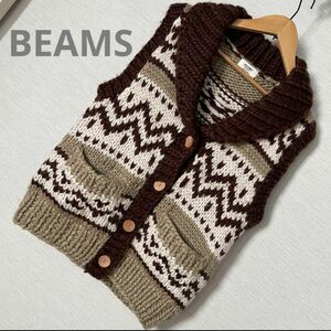 BEAMS[ビームス] ニット ベスト