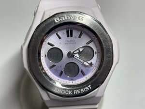 【稼働品】カシオ　CASIO　BABY-G　BGA-100ST　デジタル　白　ホワイト　本体　箱　外箱　説明書　レディース