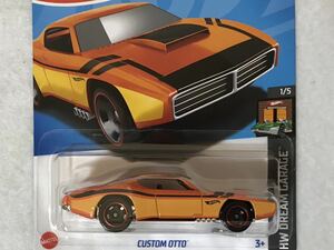 即決 ホットウィール CUSTOM OTTO オレンジ HotWheels カスタム オットー カスタムオットー HW DREAM GARAGE 未開封