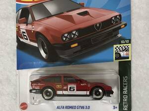 ホットウィール 否単品 AlfaRomeo GTV6 3.0 赤 HotWheels アルファロメオ RETRO RACERS momo モモ Agip アジップ brembo ブレンボ 未開封