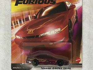 即決 ホットウィール Nissan 240SX S14 HotWheels 日産 180SX SILVIA シルビア ワイルドスピード FAST&FURIOUS ワイスピ RealRiders