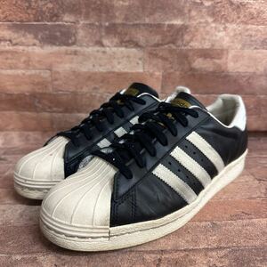 adidas アディダス スーパースター SUPERSTAR ローカット スニーカー 27.5cm ブラック