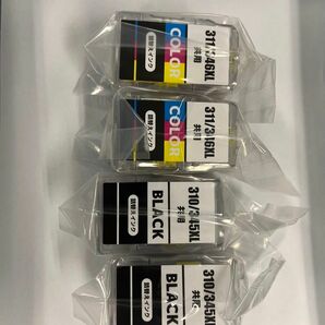 キヤノンBC-310/345XLBK とBC-311/346XL染料4色セット 詰め替えインク　4本セット