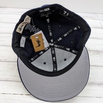 未使用品 ステューシー STUSSY NY NEW ERA CAP 23M1311005 59FIFTY AUTHENTIC CAPS ニューエラ ベースボールキャップ 紺 ネイビー XL_画像4