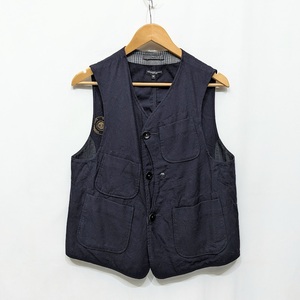 ∀ Engineered Garments エンジニアドガーメンツ METCALF BROTHERS別注 ユニフォームウールサージアップランドベスト UPLAND VEST 