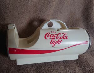 【レア品】Coca-Cola Light コカ・コーラ ライト テープカッター　テープホルダー 昭和レトロ　#cola　#coke