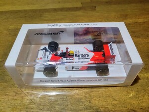 スパーク 1/43 マクラーレン・ホンダ MP4/4 アイルトン・セナ マルボロ デカールカスタム 鈴鹿サーキット別注