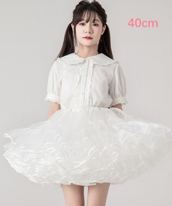  super volume pannier knees on height mini height 40cm height for adult many layer auger nji- brilliant volume frill soft frill fully chuchu