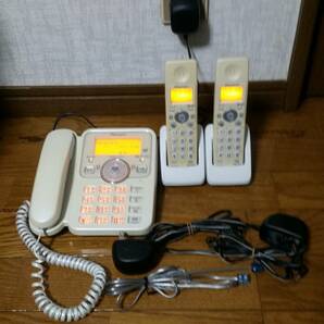 パイオニア 固定電話 ジャンク品 親機:TF-LU146-Y 子機(2台):TF-DK500-W