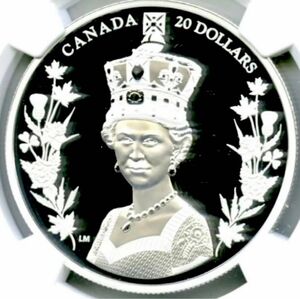 2022年 カナダ エリザベス女王奉仕の生涯への賞賛 4エリザベスの肖像 鑑定 NGC PF69ウルトラカメオファーストリリース