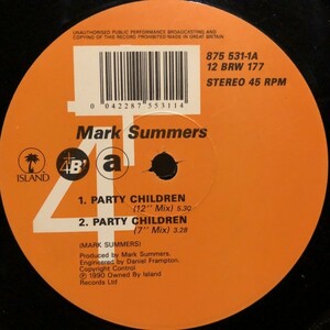 Mark Summers / Party Children / Wicked In Mombassa