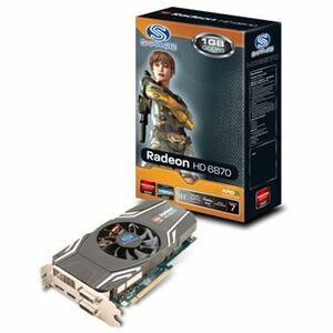 SAPPHIRE видео карта HD6870 1G GDDR5 PCI-E DL-DVI-I+SL-DVI-D/HDMI/DP 11179-