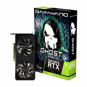 GAINWARD GeForce RTX 3060Ti GHOST 8G V1 LHR グラフィックスボード NE6306T019P2-19