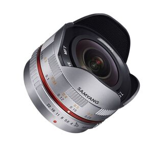 SAMYANG 単焦点魚眼レンズ 7.5mm F3.5 フィッシュアイ マイクロフォーサーズ用 シルバー