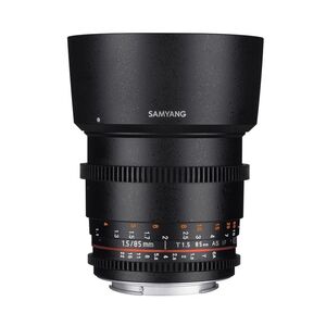 SAMYANG 動画用単焦点中望遠レンズ VDSLR 85mm T1.5 ソニー αA用 フルサイズ対応