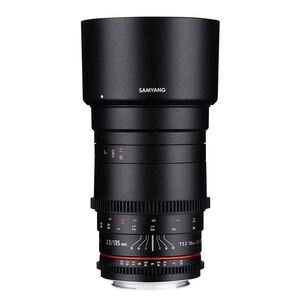 SAMYANG 動画用単焦点中望遠レンズ VDSLR 135mm T2.2 ソニーαA用 フルサイズ対応 883973