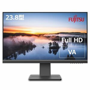 公式 富士通 ディスプレイ23.8型 (VAパネル/フルHD/HDMI/ブルーライト軽減/高さ調節/縦横回転/5年保証) VTシリーズ VT