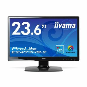 iiyama 4系統入力対応 ホワイトLEDバックライト搭載 23.6型ワイド液晶ディスプレイ ProLite E2473HS-GB2