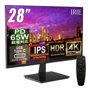 FFF モニター 28インチ ディスプレイ 4K IPS PD 65W typec 60Hz HDR sRGB100% 3840×2160