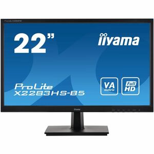 マウスコンピューター iiyama モニター ディスプレイ X2283HS-B5(21.5型/フルHD/VA ブルーライトカット/チルト/1