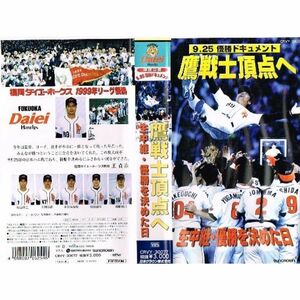 9.25優勝ドキュメント 鷹戦士頂上へ 生中継・優勝を決めた日 VHS