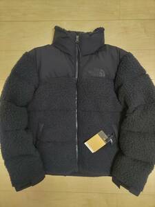 【新品】【1円～☆】定価約7.0万 ノースフェイス THE NORTH FACE ヌプシ ダウンジャケット ボア もこもこ Nuptse JKT ネイビー US:Mサイズ