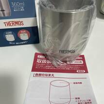 ★未使用・オリジナルプリントあり★サーモス THERMOS 真空断熱カップ 360ml 新品 JDH-360 S ステンレス 未使用品_画像5