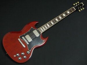 FERNANDES Burny バーニー RSG-50 '69 マホガニー セットネック SGタイプ ラージピックガード ワインレッド 赤 チェリー Super Grade Model