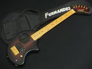 FERNANDES ZO-3C マホガニーボディ メイプル指板 ゴールドパーツ スピーカーアンプ内蔵 GOTOHペグ 艶消し つや消し サテン マットブラック