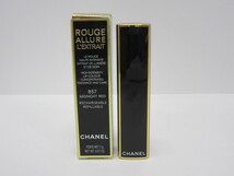 ブランド祭 コスメ祭 未使用 ② CHANEL シャネル リップスティック ルージュ アリュール レクストレ ホリデー 857 ミッドナイトレッド 口紅_画像1