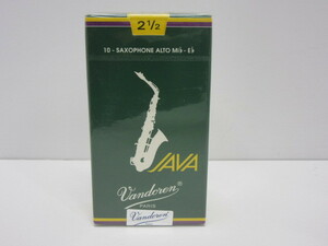 楽器祭 ① 未開封 正規品 バンドレン Vandoren アルトサックス リード JAVA ジャバ 硬度2.5 SR2625 10枚入り フランス製