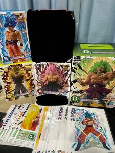 一番くじ ドラゴンボール　SUPER DRAGONBALL HEROES 5th MISSION A B C D フィギュア セミコンプセット F賞 G賞 セット　外箱なし