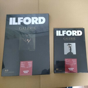 ILFORD インクジェット用紙　スムースパール A3×25枚、A4×25枚 GALERIE Smooth Pearl