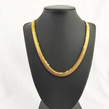 金ネックレス スネーク Chain Necklace メンズ レディース ゴールドネックレス 60cm 8mm ネックレス ゴールド 18kGP 340_画像2