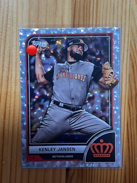 99枚限定 ケンリー・ジャンセン 2023 Topps World Baseball Classic Clacked ice foil Kenkey Jansen WBC オランダ