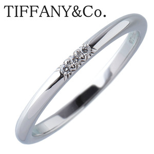 ティファニー ダイヤ リング クラシック バンド フォーエバー 3PD 16号強 幅1.9mm PT950 新品仕上げ済 TIFFANY【14975】