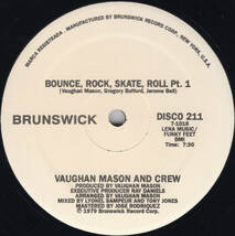 盤ほぼ新品 オールドスクール・ブレイクス ★Bounce, Rock, Skate, Roll - Vaughan Mason And Crew★ ATCQ, Redman, Jazzy Jeff, DISCO 211_画像1