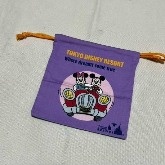 ＴＤＬ　東京ディズニーリゾート ディズニー ミッキーマウス　　巾着袋　レトロ