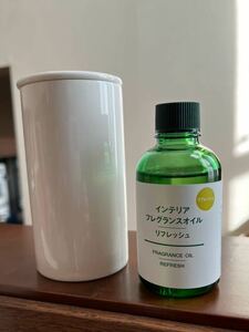  unused Muji Ryohin interior fragrance oil 60ml pot refresh 