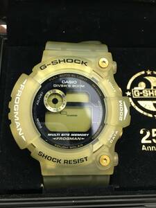 9045 G-SHOCK FROGMAN GW-225E 25周年 Glorious Gold 動作未確認品 中古品