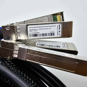 【新品】CAB-DAC-QSFP28/100G-4XSFP+/25G-CU-BLUP-3.5m 3.5m（11ft）銅線直接接続ブレークアウトケーブル for Mellanoxの画像3