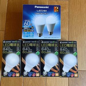 GOODGOODS LED電球(LD84-ZB )4個とPanasonic LED電球(LDA7D-G/E/W) 2個　昼白色　昼光色