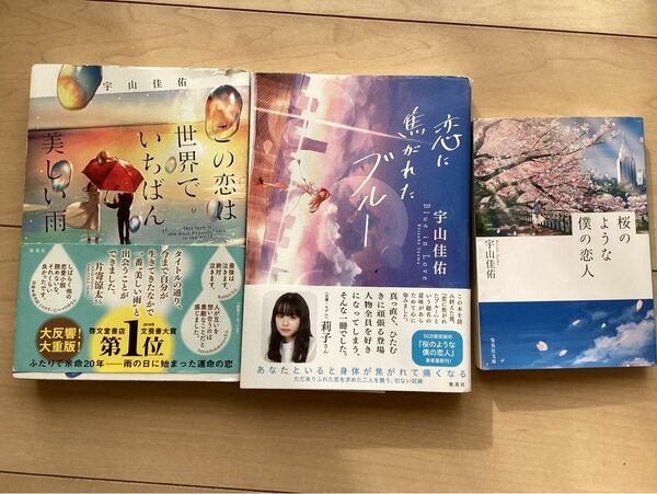 「桜のような僕の恋人」「この恋は世界でいちばん美しい雨」「恋に焦がれたブルー」