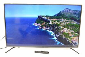 (690YC 0102Y1)1円～ Hisense 50型液晶テレビ 50F60E 2020年製 リモコン付 ハイセンス