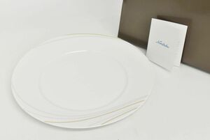 (76M 0108M12) 1円～ 未使用 Noritake ノリタケ Kashikey カシケイ 大皿 プレート チェーン模様 陶磁器 洋食器